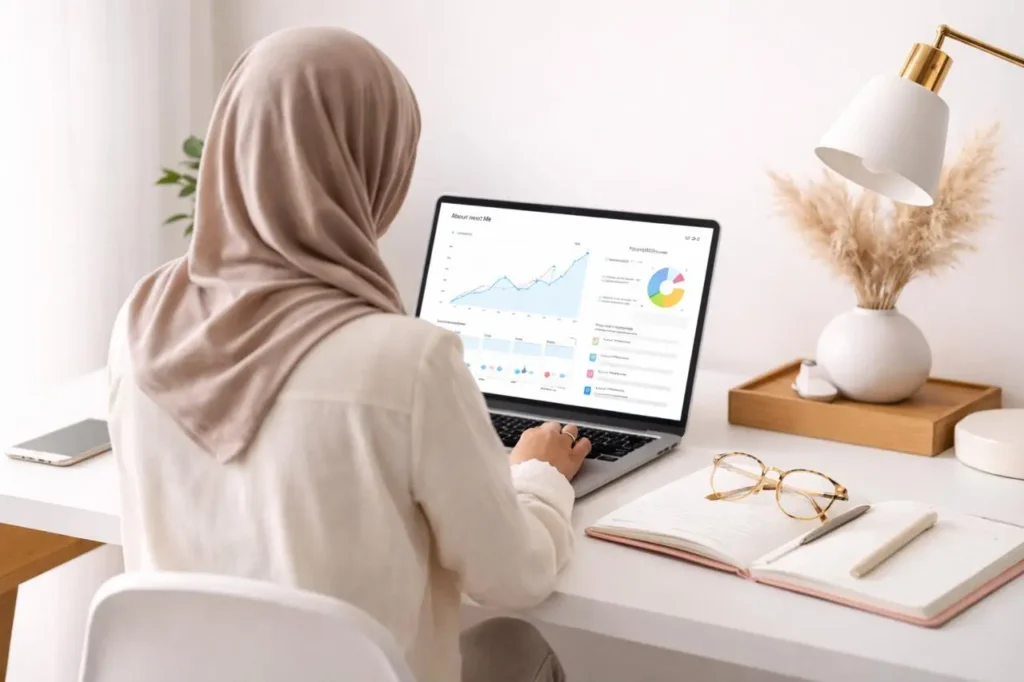 Best digital marketer in Bangalore working on laptop